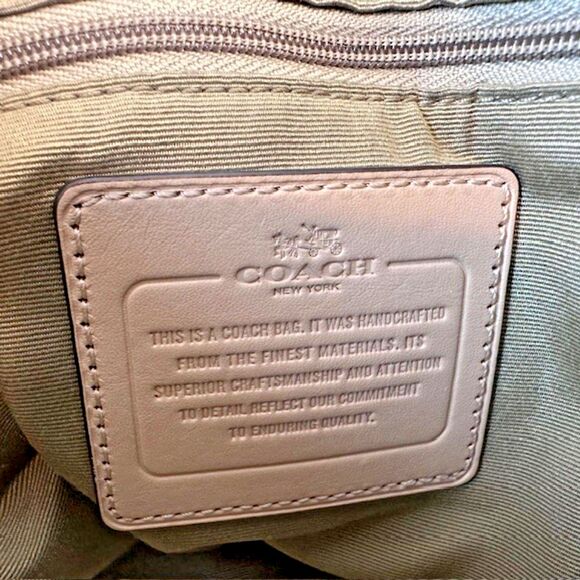 Coach Cora Domed Satchel F26184 Brown Coated Canvas/Leather Handbag Purse - Picture 8 of 14